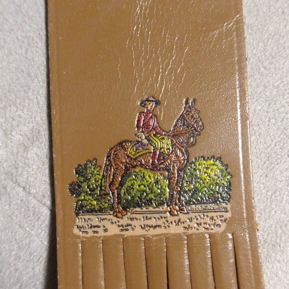 Leather Mountie RCMP book mark made in West Germany - Picture 13 of 13